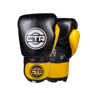 Gants de boxe professionnels en cuir PU de haute qualité avec écran tactile, couleurs et tailles personnalisables, logo sur mesure, longueur de poignet ajustable - Product Image 1