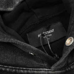 High Quality 500gsm Heavyweight Printed Hoodie 100% Cotton French Terry Distressed Design Drop Shoulder No Strings <b>Winter</b> - Product Image 6