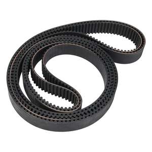 高品質HTD 3M 5M 8M 14M黒タイミングベルトPUタイミングベルトカスタマイズ幅と長さ - Product Image 2