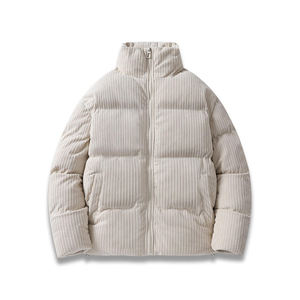 Chaquetas Acolchadas de Lana para Hombre, Ropa Casual, Impermeables, Abrigos de Invierno con Etiquetas Personalizadas, Chaquetas Bomber para Exteriores al por Mayor - Product Image 3