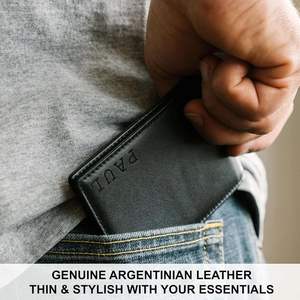 Cartera de cuero PU genuino de nueva moda para hombre, diseño corto ligero con cierre plegable, gran oferta - Product Image 3