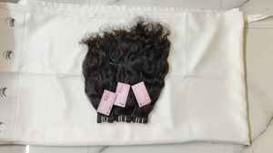 Raw indio sin procesar Remy Color Natural sedoso recto virgen extensión solo donante cutícula alineada máquina doble trama - Product Image 5