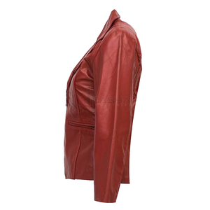 2025 otoño primavera moda Streetwear motocicleta mujer chaqueta abrigos chaqueta de cuero Pu genuino para mujer - Product Image 4