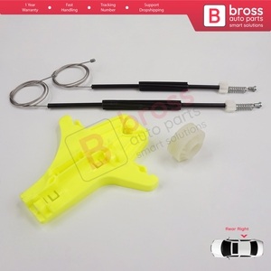 Kit de réparation de lève-vitre arrière droit BWR5486 pour Golf MK7 5G 2012-2021 5 portes 5G4839462 - Product Image 4