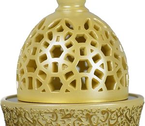 ผู้ถือ bukoor ร่วมสมัยที่ทันสมัยงานฝีมือโลหะที่สง่างามสำหรับกลิ่นหอมฤดูใบไม้ผลิ - Product Image 5