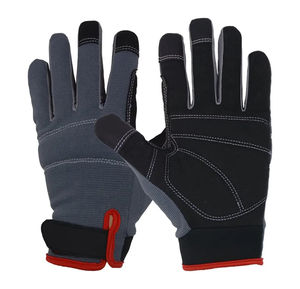 Guantes de mecánico de medio dedo para hombre resistentes hechos a medida, cómodas tareas de taller, venta al por mayor para uso diario - Product Image 1