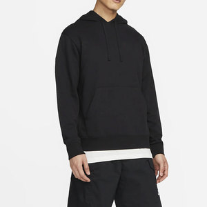 Sudadera con Capucha Personalizada para Hombre, Negra, 3400 g/m², Felpa Gruesa, Sudadera Esencial sin Estampado, Venta al por Mayor de Fábrica, MOQ Bajo, Alta Calidad, al por Mayor - Product Image 6