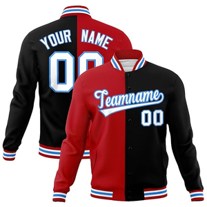 Latest Design Custom <b>Varsity</b> Baseball <b>Jacket</b> Split Letterman Bomber Windbreaker Lightweight <b>Jacket</b> Coat for Adult Youth - Product Image 1