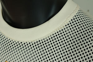 Camiseta de malla transpirable OEM para hombre, estilo urbano, personalizada, deportiva, de fútbol, con corte cropped y holgado, camiseta de malla de fútbol. - Product Image 5