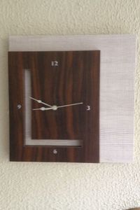 HORLOGE MURALE EN BOIS PERSONNALISÉE POUR DÉCOR À LA MAISON ÉLÉGANTE Corps EN Bambou MODERNE avec Rosh naturel pour les occasions de mariage - Product Image 2