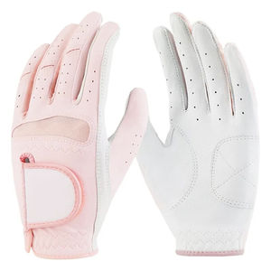 Gants de golf unisexes respirants en peau de mouton pour adultes, légers et durables, vêtements de sport en cuir véritable, logo personnalisé pour la main gauche, tous - Product Image 4