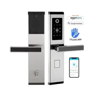 High Security TTLock Smart Finger Print Door Lock Intelligent Digital Door Handle Keyless Lock Entry Home Front Door