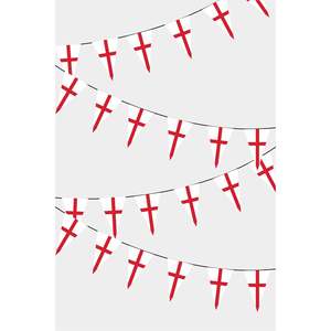 England Triangular Flag Garland for Party <b>Banners</b> - Product Image 1