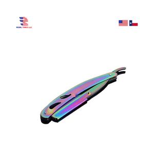 Rasoir à bord droit à lame unique Shavette avec logo personnalisé pour hommes et femmes Outils de beauté pour le rasage et l'épilation - Product Image 1