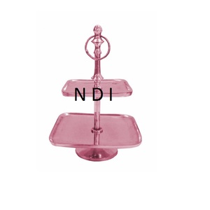 Diseño hecho a mano forma cuadrada cumpleaños o bodas fiesta decoración pastel servir pastel soporte - Product Image 1