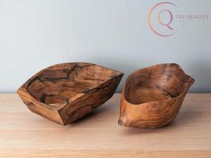 ชามไม้ดีไซน์แปลกตาสำหรับงานเลี้ยง เหมาะสำหรับเสิร์ฟขนมหวานและอินทผลัม ทนทาน ใช้กับเครื่องล้างจานได้ - Product Image 2