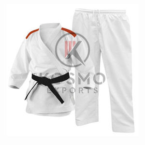 ชุดยูโดคาราเต้ขายส่ง คุณภาพพรีเมียม วัสดุอื่นๆ สีและโลโก้สั่งทำได้ บริการ OEM ด้านหน้า ทนทาน สำหรับผู้ใหญ่ ใช้ได้ทั้งชายและหญิง - Product Image 4
