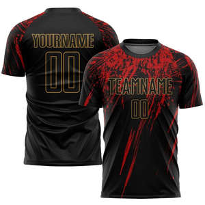 Camiseta de fútbol para hombre de marca privada, tejido transpirable, ajuste elástico, ideal para fútbol, práctica de fútbol, ligera. - Product Image 4