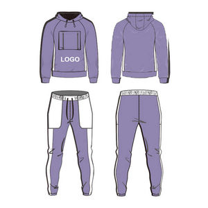 Chándal de diseñador de moda para hombre, ropa atlética cómoda, traje deportivo moderno para entrenamiento de gimnasia, correr, trotar, moda callejera - Product Image 2