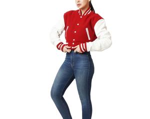 Veste universitaire courte confortable pour femmes, prix abordable, matière de qualité supérieure, vestes d'hiver pour femmes, fitness régulier - Product Image 2