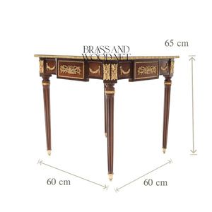 ชุดโต๊ะกาแฟไม้ฝังลายคลาสสิกสุดหรู - Product Image 6