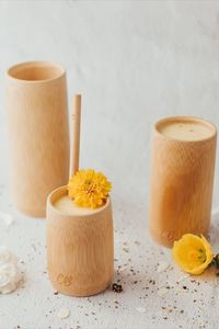 Natural Bamboo Mug Rustic Handmade <b>Drinkware</b> - Product Image 1