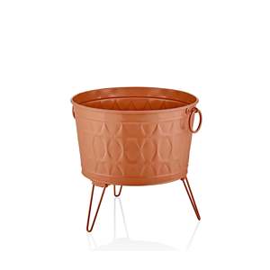 Prism Terracotta 43x45 cm Jarrón y maceta Macetas elegantes para uso en interiores y exteriores - Product Image 1