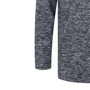 Sudadera de hombre textura media cremallera alta calidad bordada cuello redondo Sudadera con capucha chándal Unisex logotipo personalizado Vintage en blanco OEM - Product Image 3