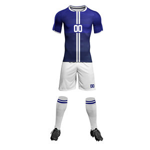 Camiseta de fútbol de poliéster 2025, conjunto de uniforme de fútbol por sublimación transpirable con precio de corte automatizado, uniforme de fútbol, servicio OEM - Product Image 3