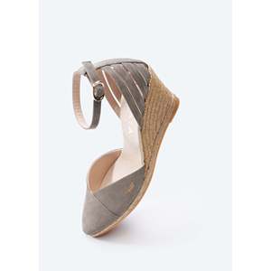 Lastret camoscio Espadrille zeppe comode sandali con elegante Design a zeppa - Product Image 5