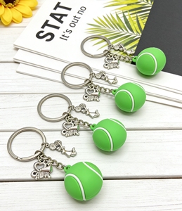 Customized Creative Fun Sports-Themed Baseball & Football Keychains with Cute Cartoon Designs