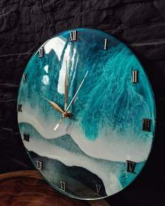 DECOR Epoxy Resin <b>Wall</b> <b>Clock</b> Epoxy Resin <b>Living</b> <b>Room</b> best qulatiye Furniture Home Decor <b>Wall</b> <b>Clock</b> Customized best - Product Image 6
