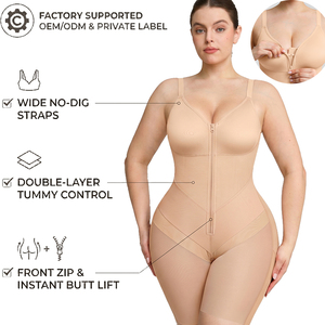 Ceinture de soutien post-partum Waistdear, compression intégrale de la poitrine, contrôle du ventre, taille plus, gaine amincissante ferme pour femmes - Product Image 1