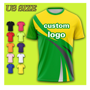 T-shirts 3D unisexe de haute qualité à séchage rapide 100% polyester col rond avec tissu velours côtelé impression de logo personnalisé sublimation pour hommes - Product Image 2