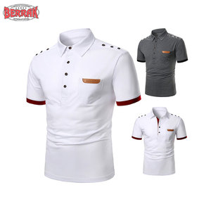 เสื้อยืดออกแบบโลโก้100% ผ้าฝ้ายสำหรับผู้ชายเสื้อถักนิตติ้งขนาดพลัสไซส์ด้านหน้าน้ำหนักผ้า200กรัม - Product Image 5