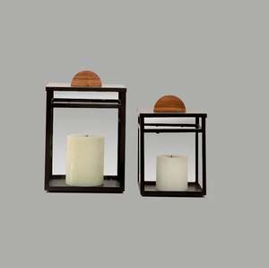 Pilier de Noël décoratif bougeoir la plus haute qualité intérieur et extérieur décoration de Noël fêtes nouvel an décor en gros - Product Image 5