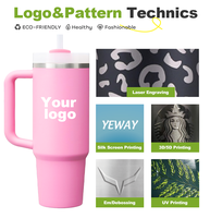 YEWAY Gobelet de voyage isotherme en acier de 40 oz, design classique pour les amateurs de café, idéal pour les voyages en sac à dos, vente en gros