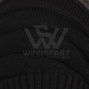 Unisex Lightweight 100% <b>Wool</b> Jacquard <b>Beanie</b> <b>Hats</b> Custom Made Winter Wear New Design Wholesale High Quality Hand Knitted - Product Image 6