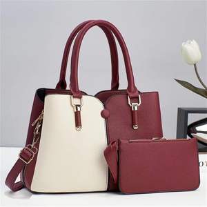 2025 femmes luxe classique en cuir véritable sac fourre-tout écologique bandoulière sac à bandoulière fermeture à glissière ensemble personnalisé - Product Image 1