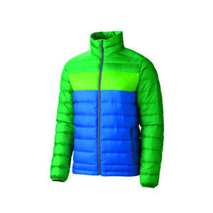 Chaqueta Acolchada de Alta Calidad para Hombre, Estilo Moderno 2025, Color Rojo Brillante, Tejido de Lana Peinada, Resistente al Viento, Relleno de Algodón, Cierre de Cremallera, Estilo Urbano - Product Image 2