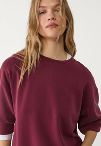 เสื้อสเวตเชิ้ตสตรีแฟชั่นล่าสุดสำหรับฤดูหนาว สวมใส่สบายๆ สไตล์สตรีทแวร์ แขนสั้น ผลิตจากผ้าฝ้าย 100% ถักทอ พิมพ์ลายโลโก้ด้านหน้า แห้งเร็ว - Product Image 3