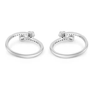 Anillos de Dedo Zarkan de Oro de 18K que Supercalan la Excelencia con Diamantes y Circonitas, Chapados en Oro para Compromiso, Boda y Regalo - Product Image 5