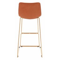 Nouvelle Arrivée Chaise de Bar d'Extérieur Design avec Coussin Confortable, Cadre Élégant, Finition Premium, Imperméable et Durable pour un Style Moderne