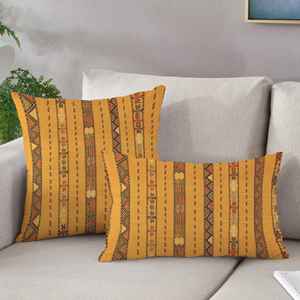 Coussin imprimé Kilim fait main : Confort moderne rencontre un design traditionnel, uniquement la housse - Product Image 3