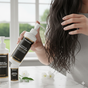 Crème revitalisante sans rinçage Aquathermae Premium aux herbes, éclaircissante aux acides aminés, réparatrice pour cheveux bouclés, hydratation intense 2-EN-1 en gros - Product Image 2