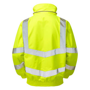 Vestes de sécurité réfléchissantes à haute visibilité pour hommes, en softshell, avec bande réfléchissante, fermeture éclair, pour la construction - Product Image 3