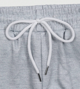 Pantalon à capuche surdimensionné minimaliste imprimé lettres de course 100% coton pour hommes survêtement manches longues hiver grande taille solide - Product Image 6