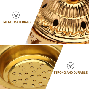 Elegant Eco-Friendly Natural <b>Bakhoor</b> Incense <b>Burner</b> Arabic Oud Holder for Living Room Bedroom Office and Islamic Decor - Product Image 3