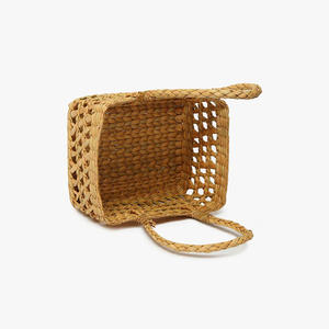 Bolsos de mano ajustables para mujer, de jacinto de agua, con logotipo personalizado, hechos a mano, venta al por mayor - Product Image 6