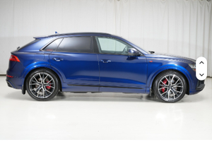 Audi Q8 Prestige 2019 d'occasion, moteur V6 turbocompressé, transmission intégrale, remplacement récent du moteur, bleu métallisé Navarra - Product Image 6
